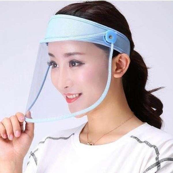 Anti-spray spittle hat with face shield for women and men anti ...