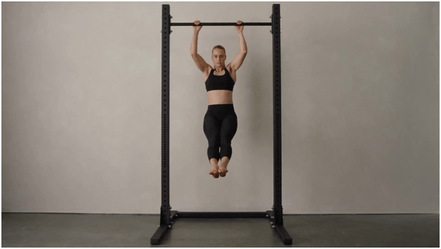 Performing Eccentric Pull-ups.