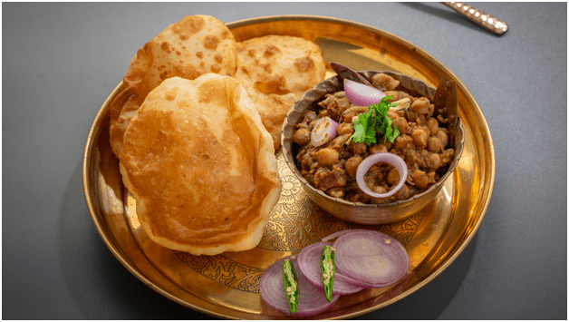 Chole Bhature With Millet Flour